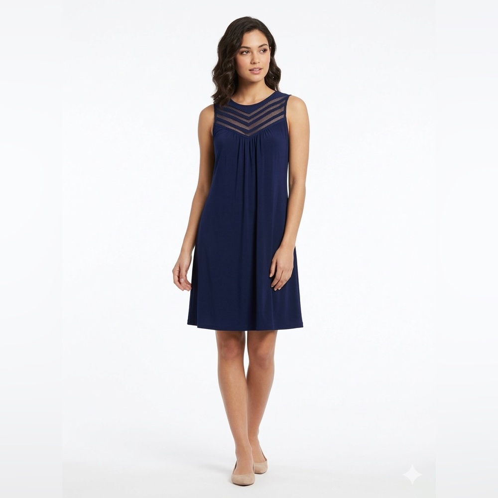 Signature Studio Royal Blue Mesh Dress